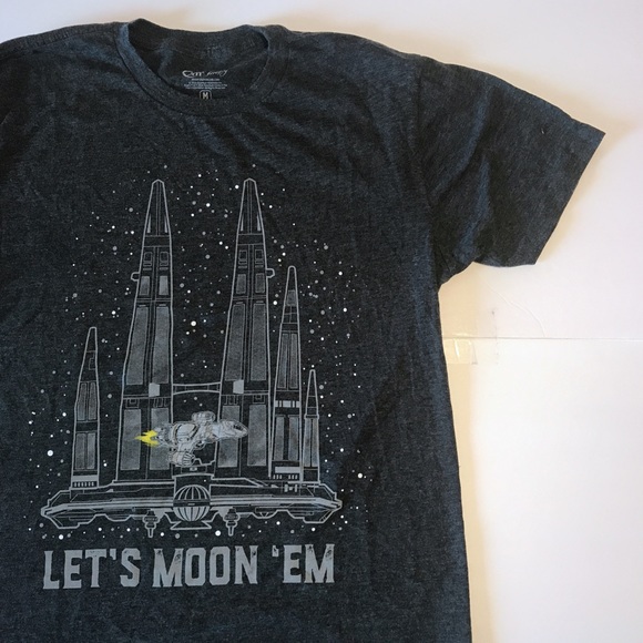 Tops - Firefly Serenity Gray Lets Moon Em T-shirt D1